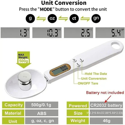 Smart Kitchen Weighing Spoon
