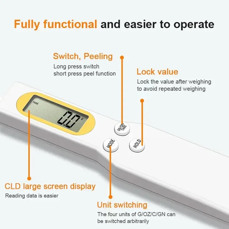 Smart Kitchen Weighing Spoon