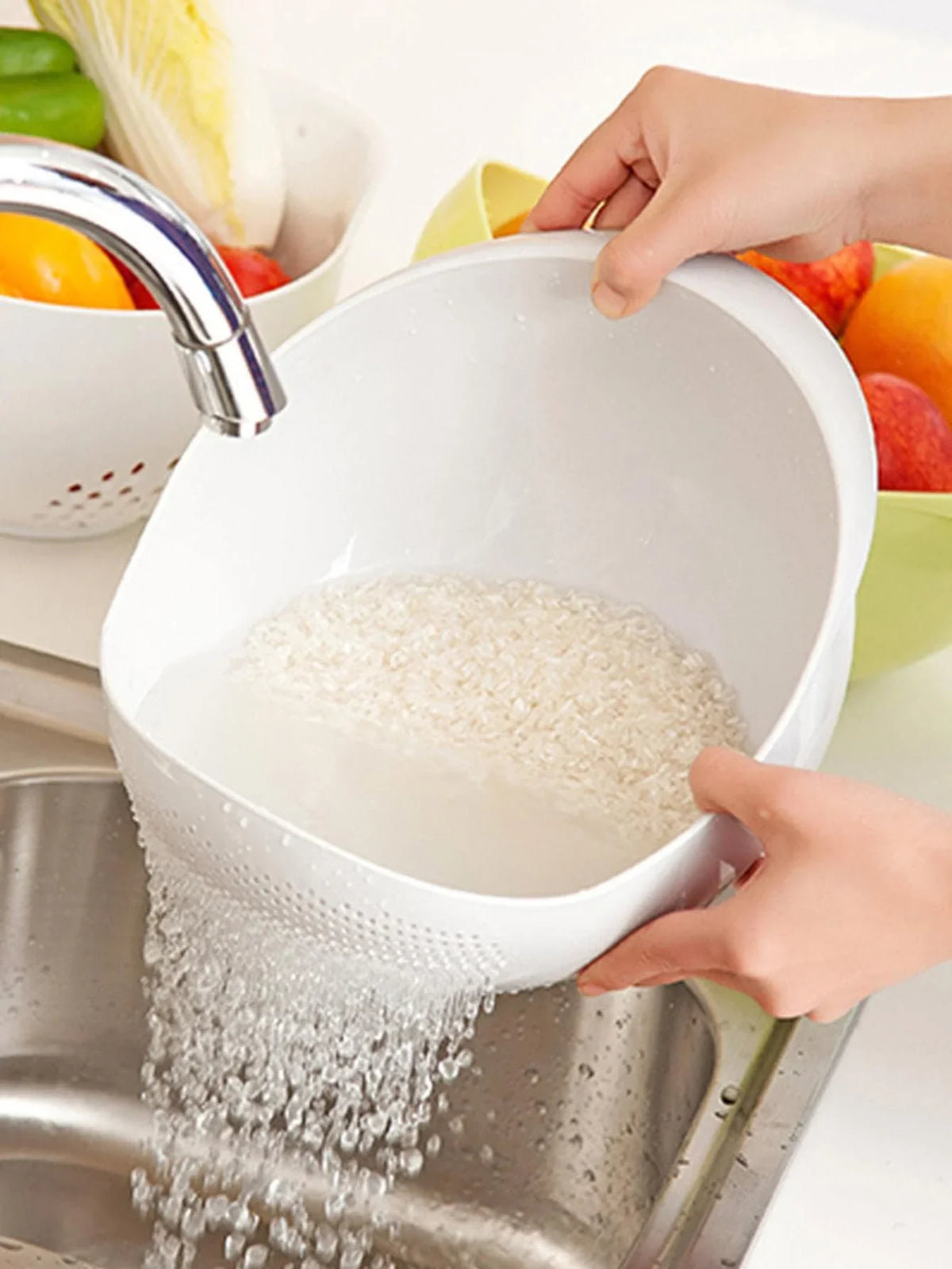 Easy Drain Kitchen Basket